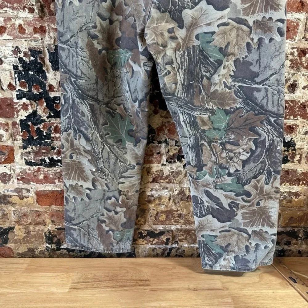 Wrangler Camo Pants Jeans Workwear Mens Measures 41x29 Hunting Outdoor